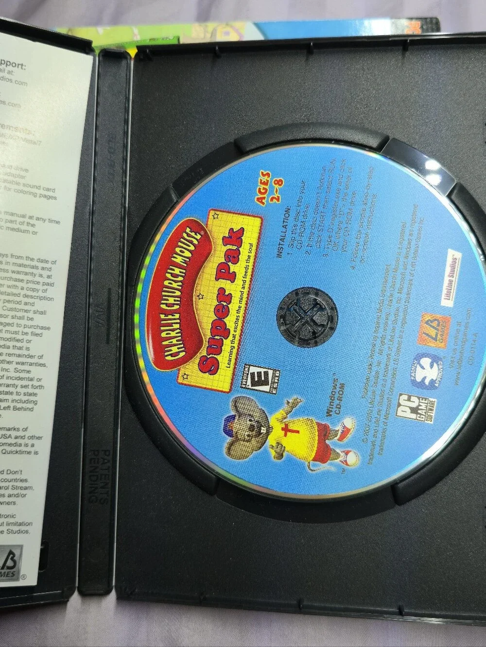 Lot of 2 Vintage PC ROM Games